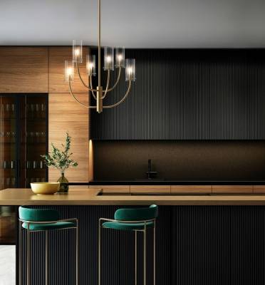 Люстра на штанге Maytoni Arco MOD223PL-06BS фото