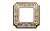 фото рамка одинарная fede toscana siena цвет:	светлое золото-белая патина