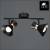 Спот Arte Lamp Baltimore A1406AP-2BK фото