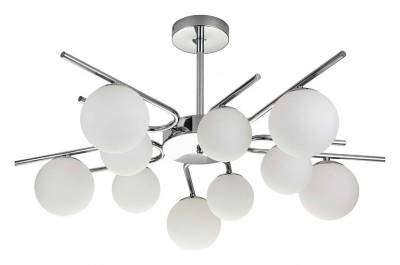 Люстра на штанге Escada Sphere 642/10P Silver фото