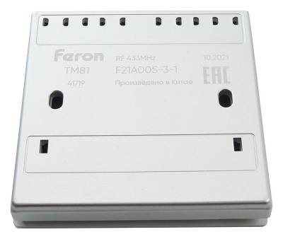 Выключатель беспроводной одноклавишный Feron Tm 81 41719 фото