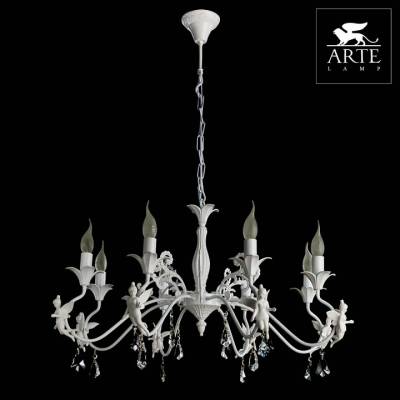 Подвесная люстра Arte Lamp Angelina A5349LM-8WH фото
