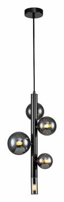 Подвесная люстра Indigo Canto 11026/5P Black фото