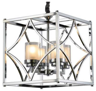 Подвесная люстра LUMINA DECO Quadrato LDP 1223-4 CHR фото