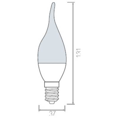 Лампа светодиодная Horoz Electric HL4370L  4Вт 6400K HRZ00000028