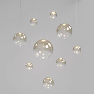 Подвесной светильник Eurosvet Wonder 50230/1 LED янтарный фото