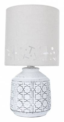 Настольная лампа декоративная Arte Lamp Bunda A4007LT-1WH фото