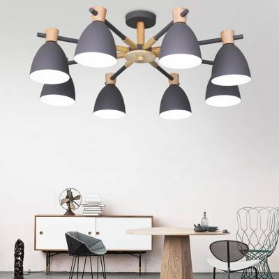 Люстра на штанге Imperiumloft Folke Gray FOLKE01 фото