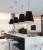 Подвесной светильник LUMINA DECO Veneziana LDP 1113 BK фото