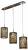 Подвесной светильник Lussole Vetere GRLSF-2376-03 в EL DECO Подвесной светильник Lussole Vetere GRLSF-2376-03 фото