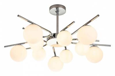 Люстра на штанге Escada Sphere 642/10P Silver фото