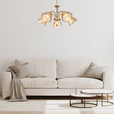 Подвесная люстра Escada Freesia 658/5PL Gold фото