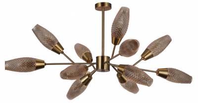 Люстра на штанге Escada Desire 10165/12PL Copper фото