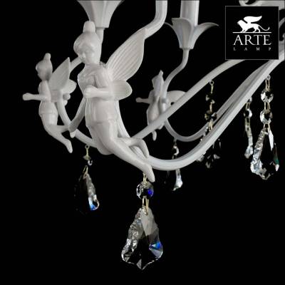Подвесная люстра Arte Lamp Angelina A5349LM-8WH фото
