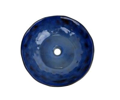 Раковина-чаша на столешницу Salamander 2000 сине-коричневый фото