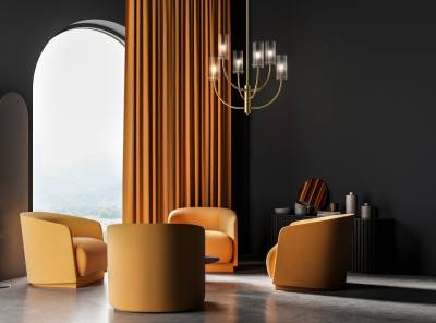 Люстра на штанге Maytoni Arco MOD223PL-06BS фото
