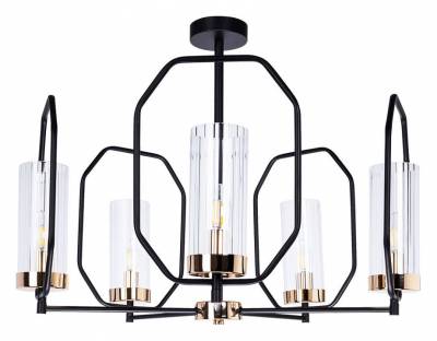 Люстра на штанге Arte Lamp Celaeno A7004PL-5BK фото