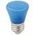 Лампа светодиодная Volpe D?cor Color E27 1Вт K LED-D45-1W/BLUE/E27/FR/С BELL