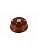 фото розетка телефонная rj 11, цвет bruno (коричневый), золотистая фурнитура