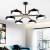 Люстра на штанге Imperiumloft Geometric Черная GEOMETRIC-CH01 фото