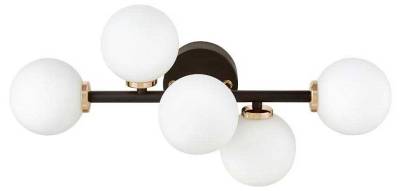 Бра LUMINA DECO Marsiada LDW 6033-5 BK+F.GD фото