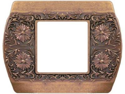 фото рамка одинарная fede sanremo цвет: медь