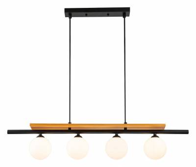 Подвесной светильник Indigo Mitezza 10013/4P Black фото