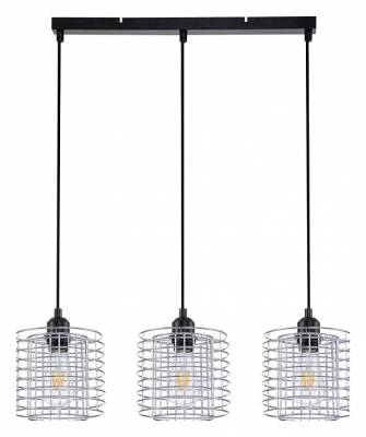 Подвесной светильник Escada Grid 10190/3S Chrome фото