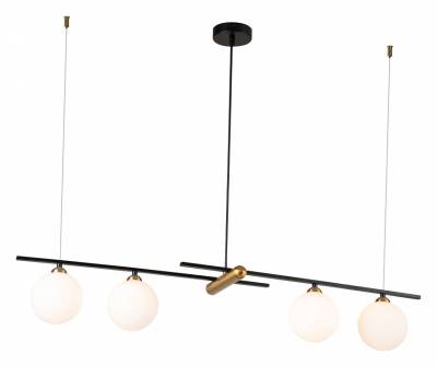 Подвесной светильник Indigo Opaco 11015/4P Black фото