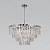 Подвесная люстра Eurosvet Elegante 10130/10 хром/прозрачный хрусталь Strotskis фото