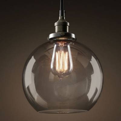 Подвесной светильник Imperiumloft Loft Clear Glass Sphere Cloche 40.189 фото