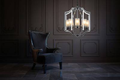 Подвесная люстра LUMINA DECO Vigatto LDP 1224-8 CHR фото