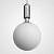 Подвесной светильник Imperiumloft Parachilna Aballs Chrome 40.1884 фото