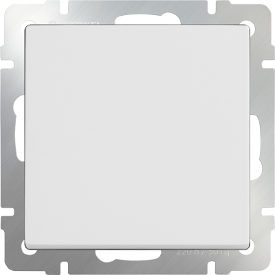 WL01-SW-1G / Выключатель одноклавишный (белый) фото
