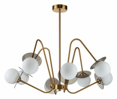Люстра на штанге Indigo Jazz 11020/8R Brass фото