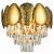 Подвесной светильник Natali Kovaltseva Chic CHIC 81437/6C GOLD фото