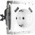 WL01-SKGS-USBx2-IP20 / Розетка с заземлением, шторками и USBх2 (белая) фото