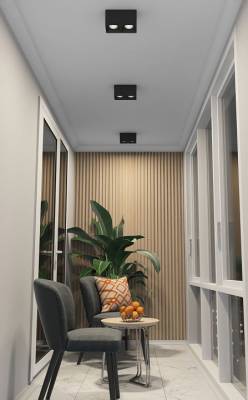 Накладной светильник Denkirs DK3030 DK3085-BK+CH фото