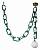 Подвесной светильник Loft it Chain 10128C Green фото
