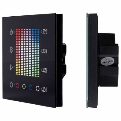 Панель-регулятора цвета RGBW сенсорная встраиваемая Arlight SR-2300 SR-2300TP-IN Black (DALI, RGBW)