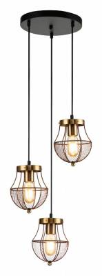 Подвесной светильник Indigo Pallo 10011/3P Gold фото