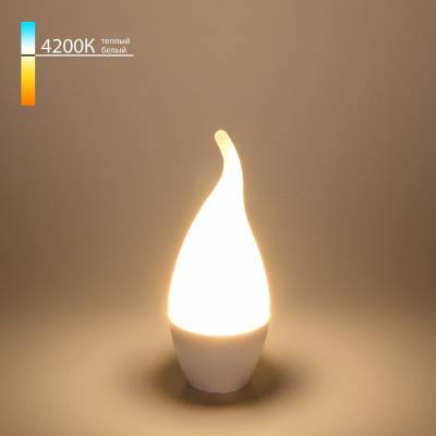 Лампа светодиодная Elektrostandard Свеча на ветру E14 6Вт 4200K BLE1419 фото
