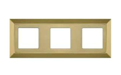 фото рамка 3-поста fede barcelona цвет:	светлое золото