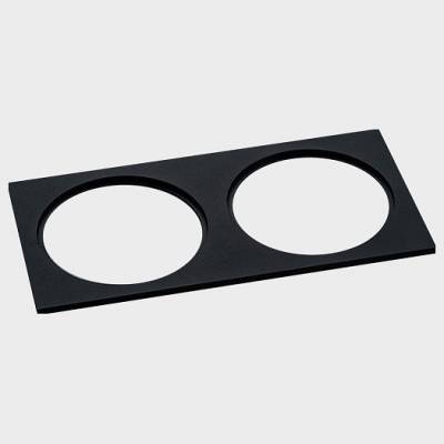 Рамка на 2 светильника Italline IT02-QRS2 IT02-QRS2 black фото