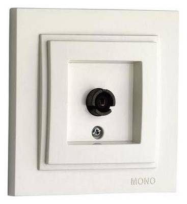 ТВ-розетка Mono Electric Despina 102-010005-138 фото