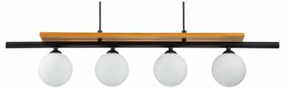Подвесной светильник Indigo Mitezza 10013/4P Black фото