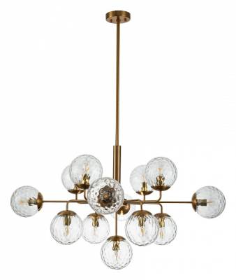 Люстра на штанге Indigo Cocoon 11008/13P Brass фото