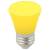 Лампа светодиодная Volpe D?cor Color E27 1Вт K LED-D45-1W/YELLOW/E27/FR/С BELL