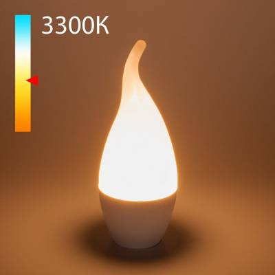 Лампа светодиодная Elektrostandard Свеча на ветру E14 6Вт 3300K BLE1434 фото