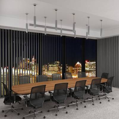 Подвесной светильник Eurosvet Topper DLR023 12W 4200K хром матовый фото